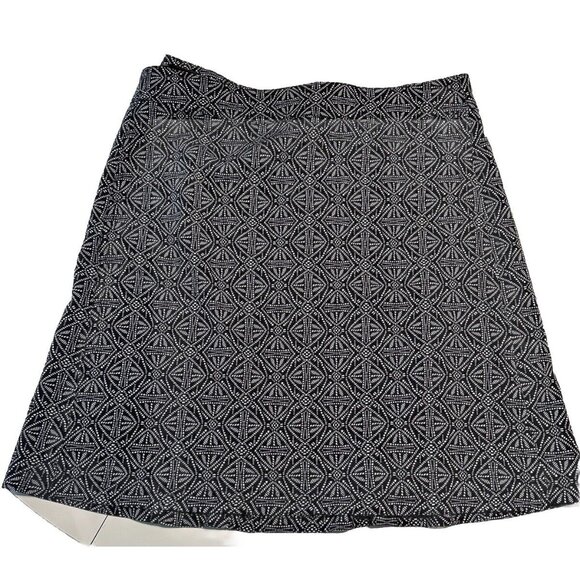 NWT RIP SKIRT Hawaii sz M Ocean Wrap Swim Cover Skirt tropical Geometric Black - Picture 2 of 6